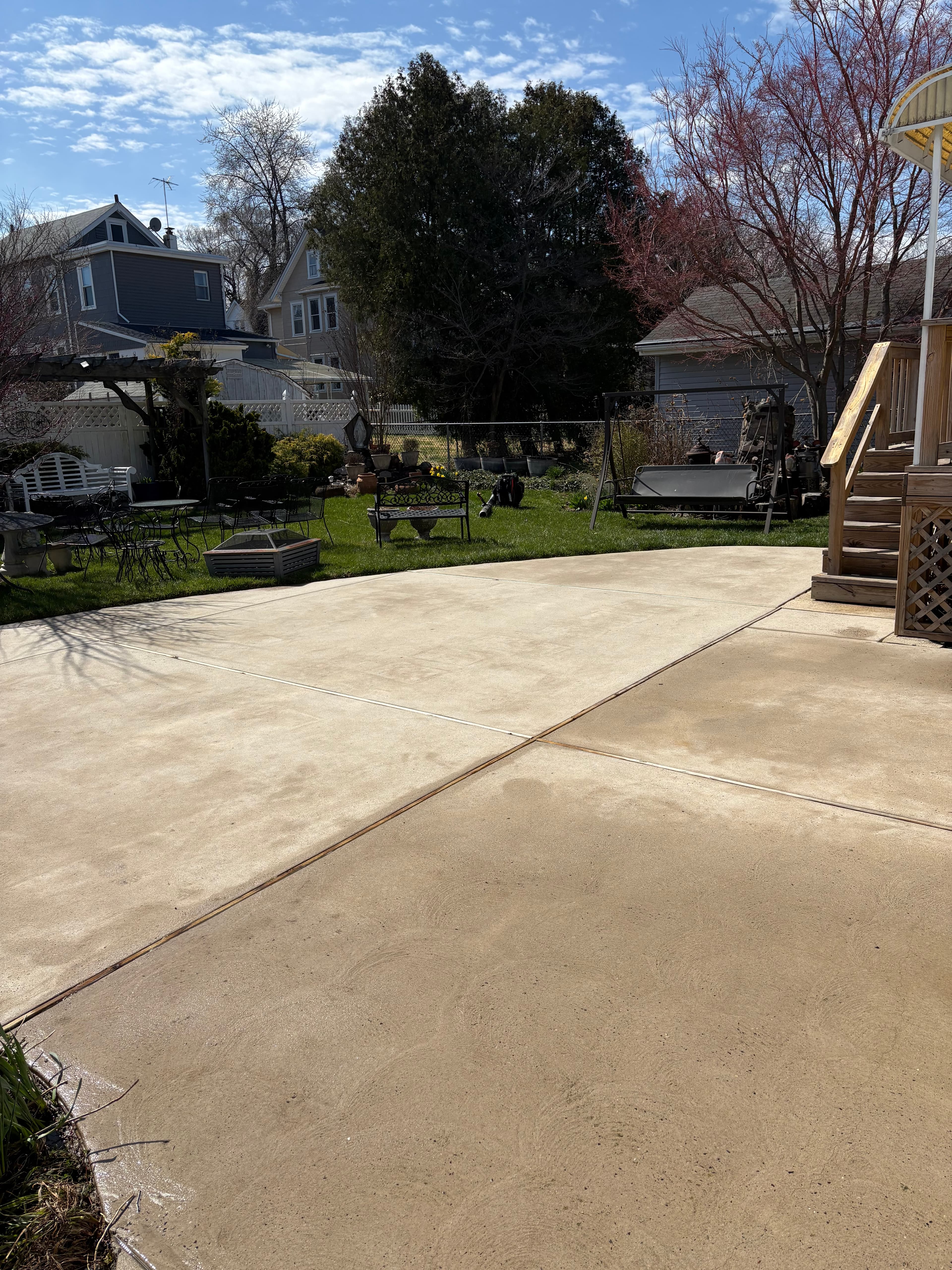 Patio / Concrete Cleaning - After
